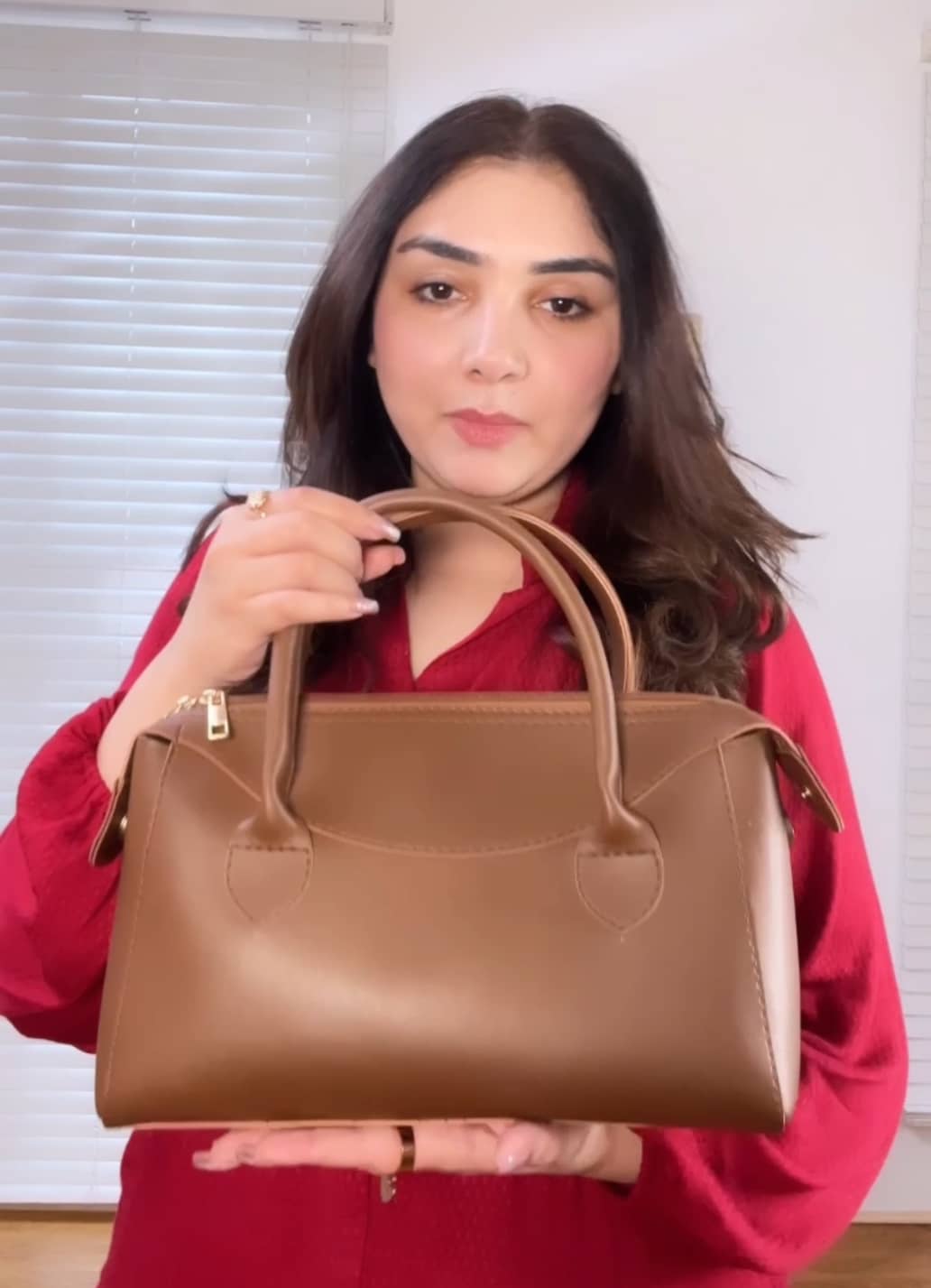Luxury set of 3 bag brown