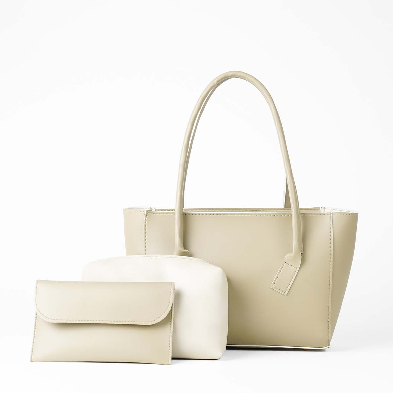 Desk set of 3 bag beige
